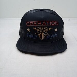 1991 Desert Storm Trucker Hat – USA Made Snapback